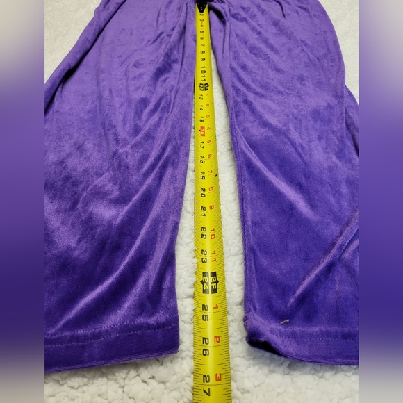 Cozee Corner Purple Velour Y2K Lounge Set Women’s Large Zip Jacket Pants Cozy - Picture 2 of 5